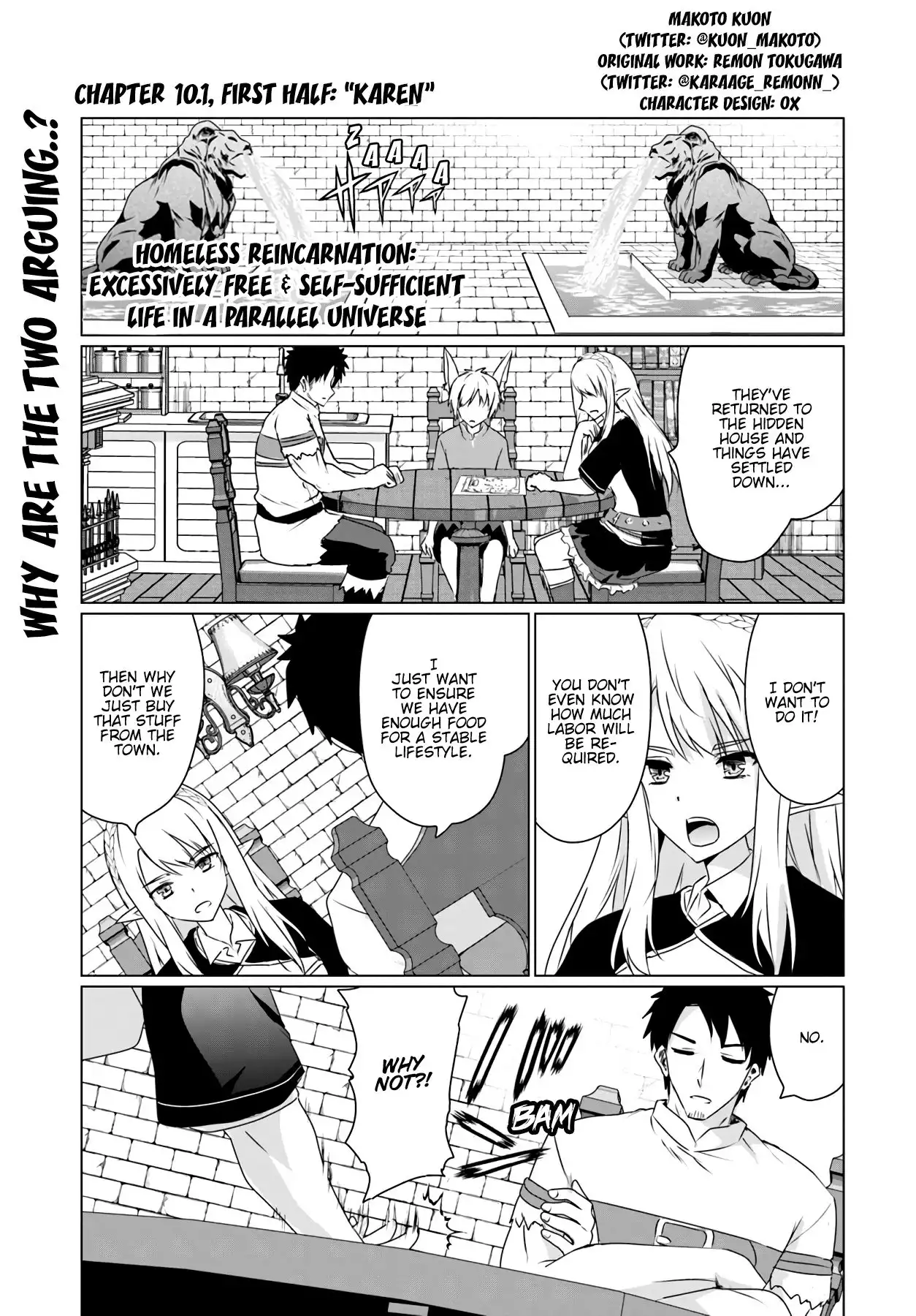 Homeless Tensei: Isekai De Jiyuu Sugiru Majutsu Jisoku Seikatsu Chapter 10.1 2